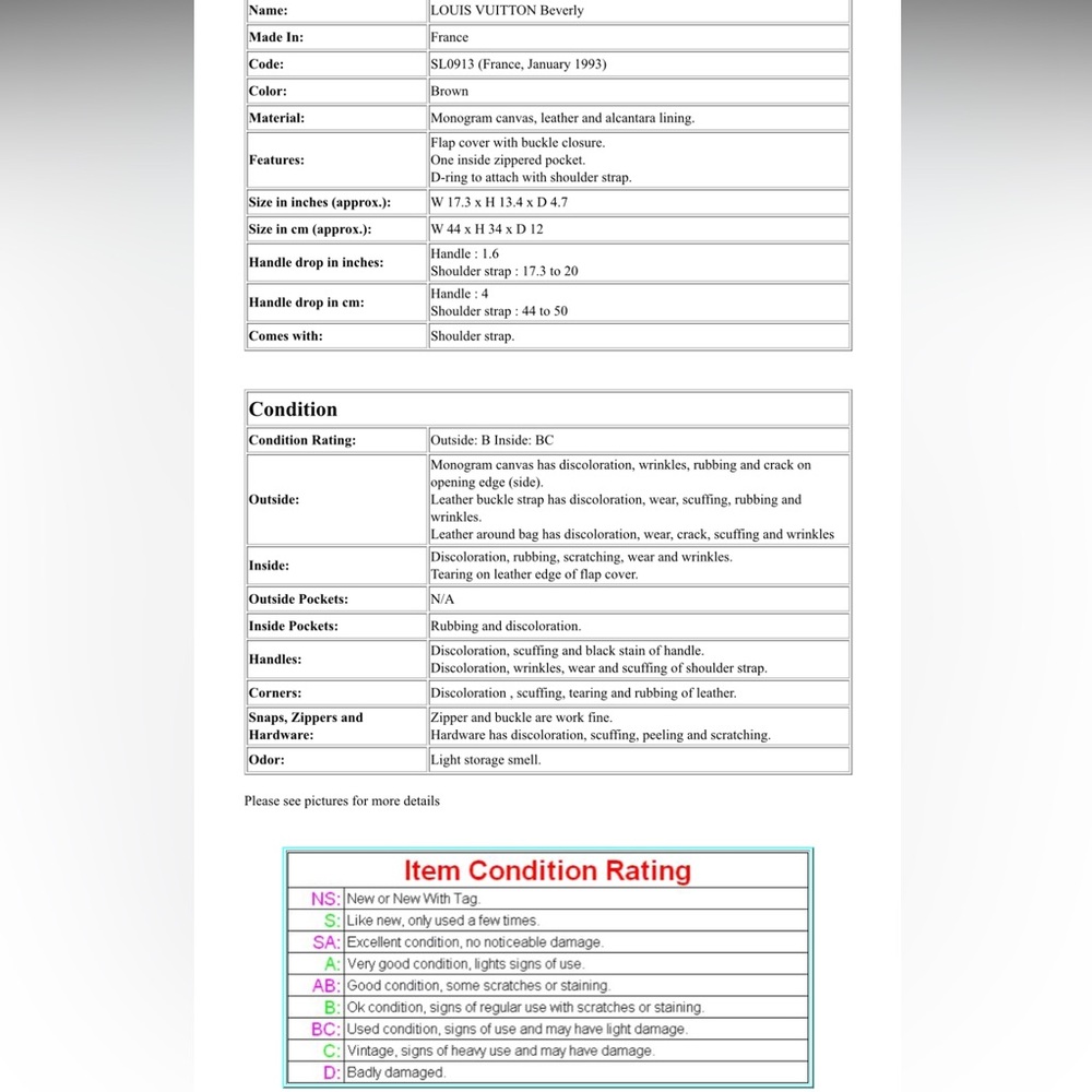 Louis Vuitton Monogram Tan and Brown Briefcase - Picture 16 of 16